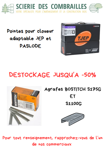 Promotion Pointes et Agrafes